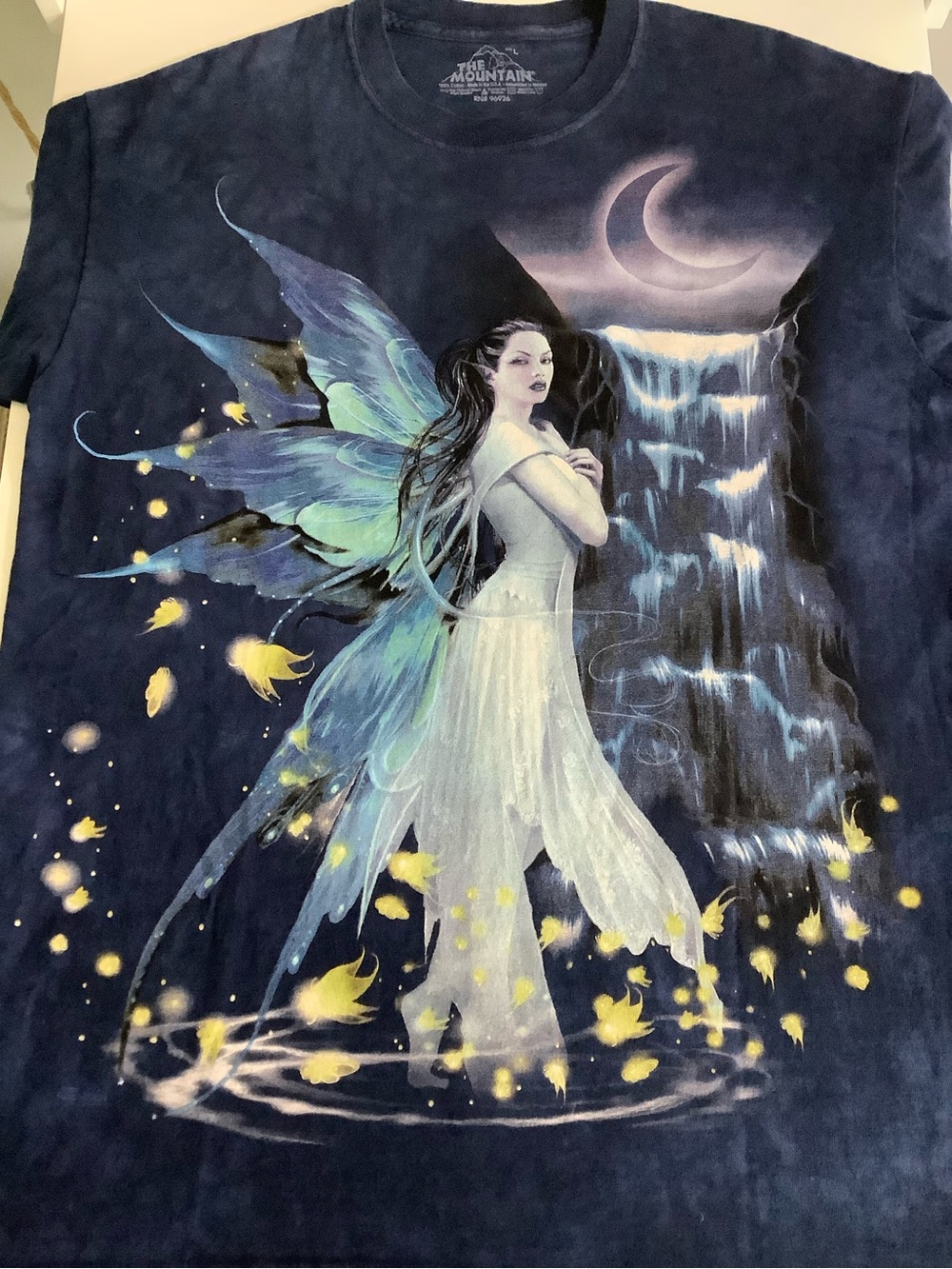 The Mountain Navy Fairy Waterfall Graphic Tee
